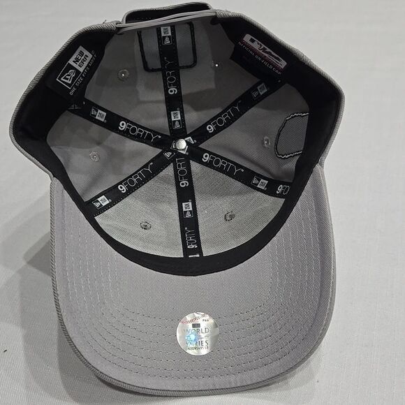 New Era Houston Astros Snapback Hat Gray 2022 World Series Champions 9Forty - Picture 14 of 15